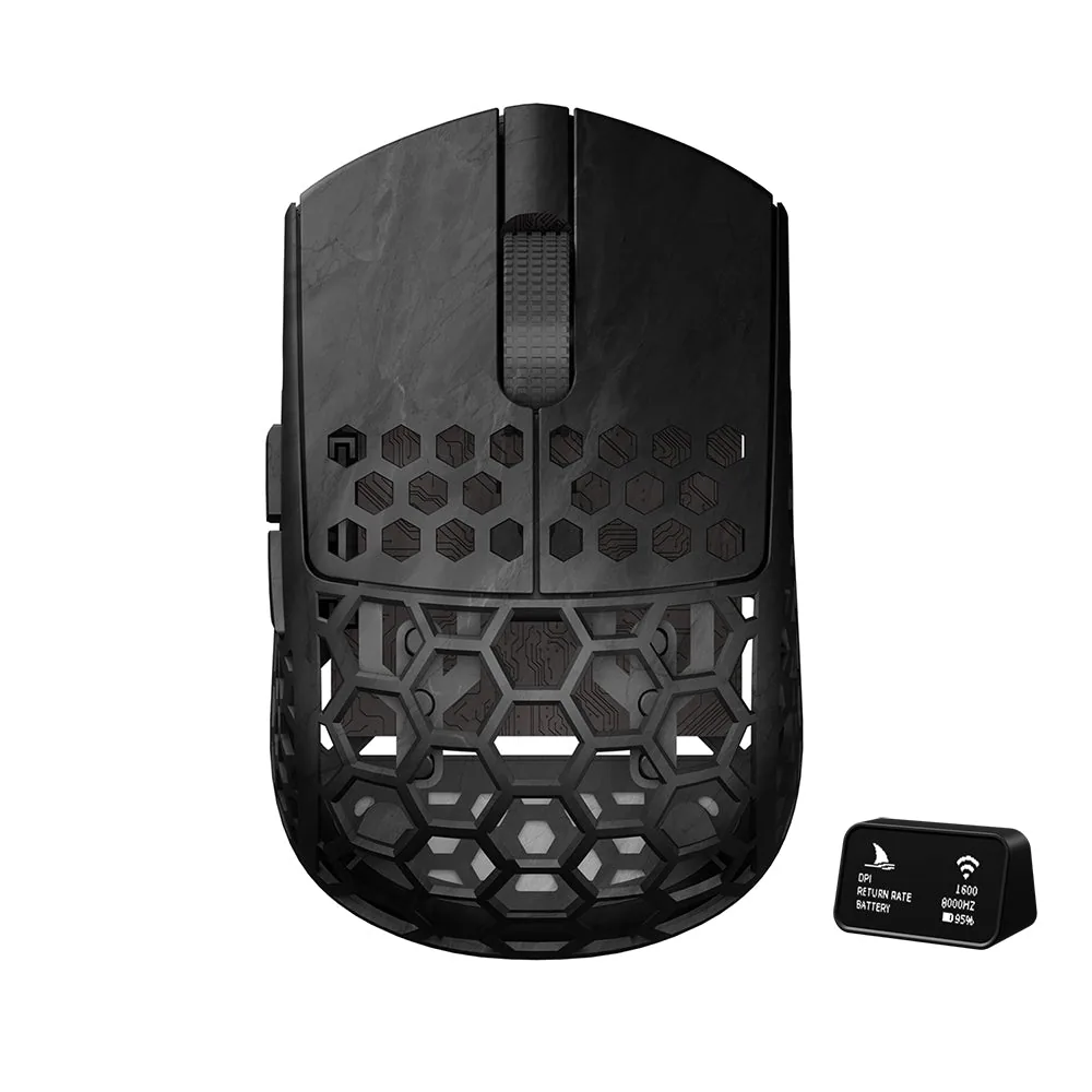 Darmoshark M5 AIR MP FISH HEAD Trio-mode Light-weight Carbon Fiber 8K Polling rate Gaming Mouse