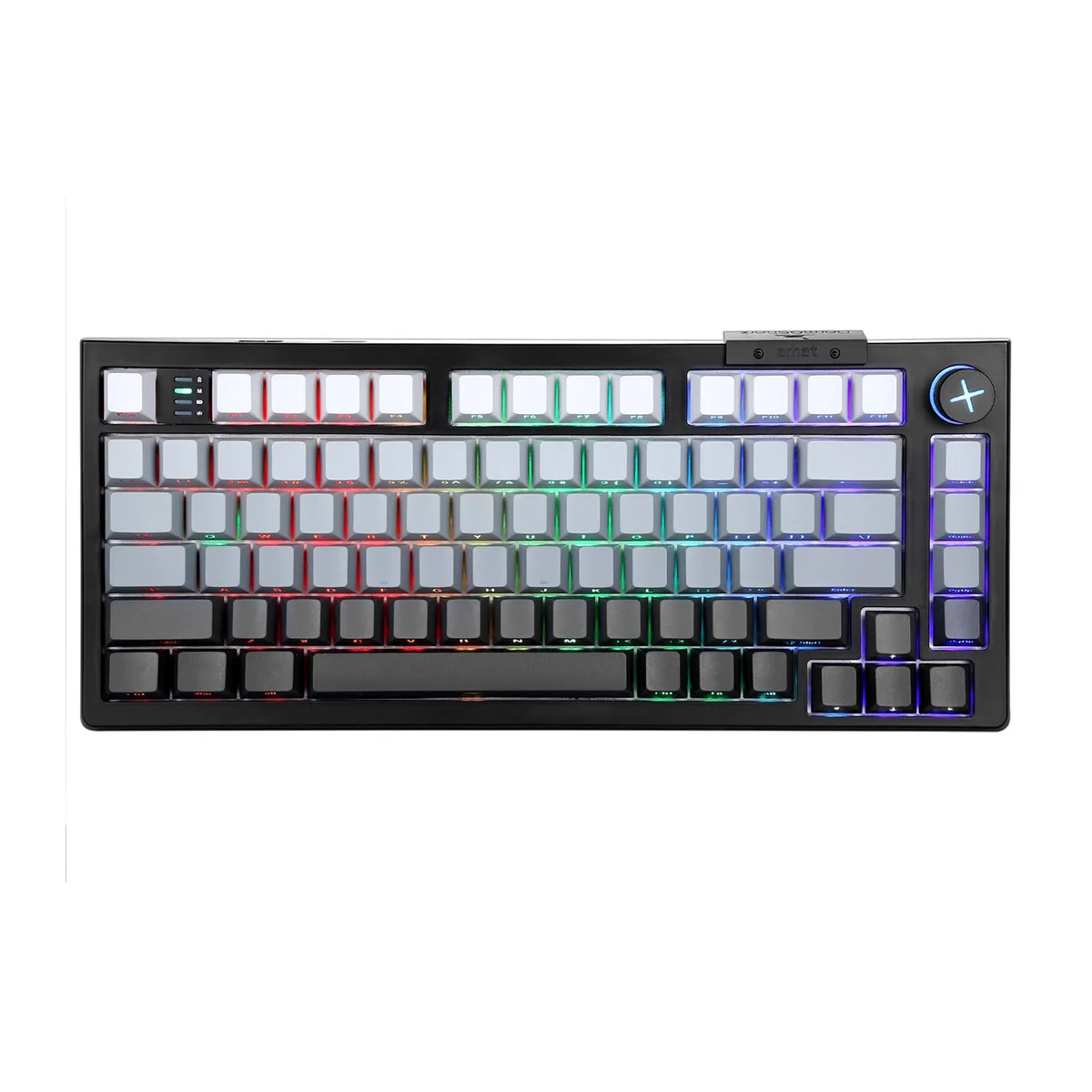 Darmoshark TOP75 Trio-mode Kailh Magnetic Switch RGB gaming Keyboard With Top Mount structure & TFT display