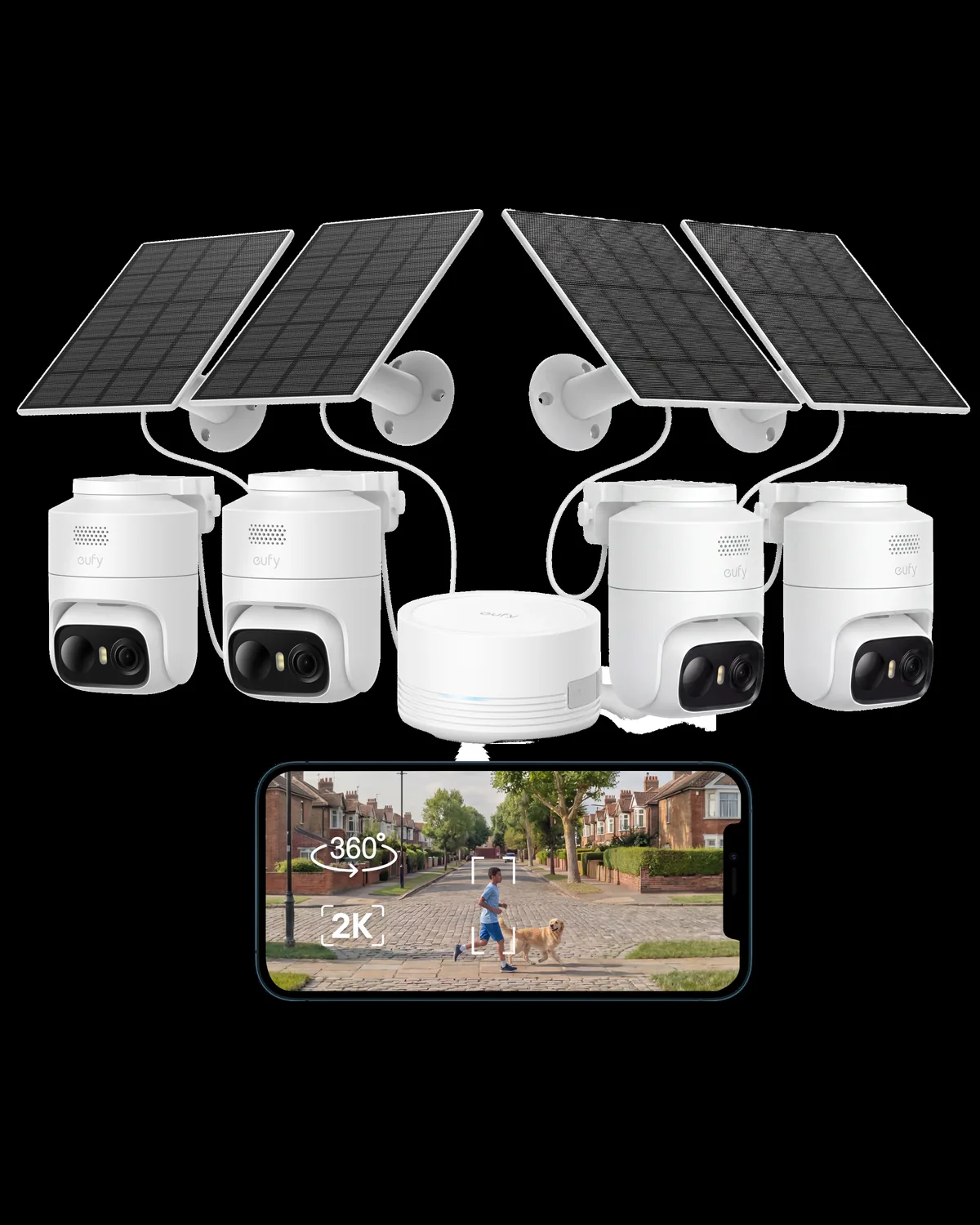 eufyCam C37 4 Pack and HomeBase Mini Bundle