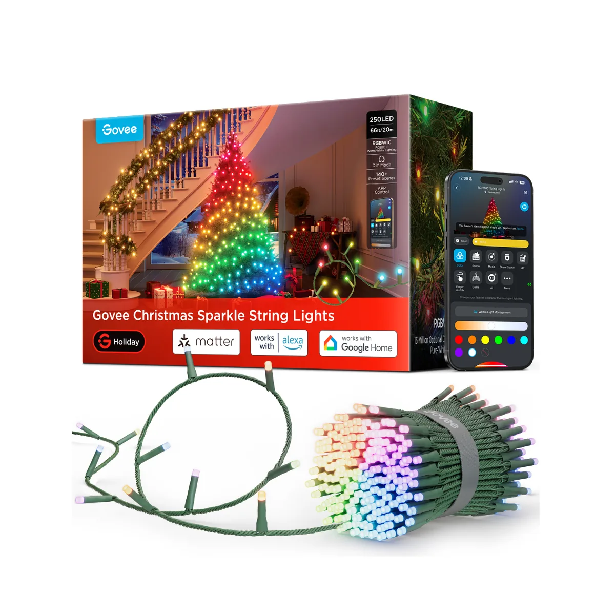 Govee Christmas Sparkle String Lights