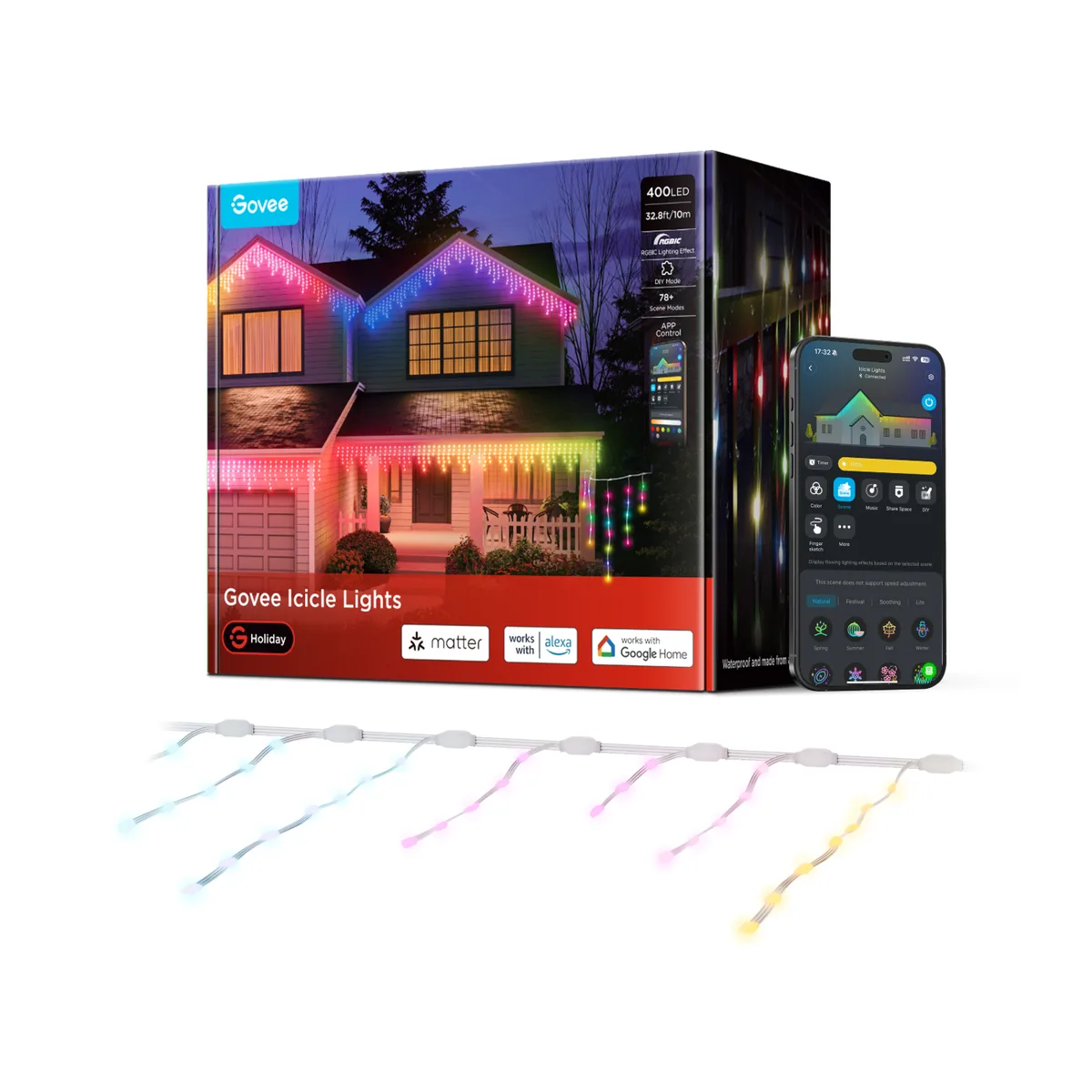 Govee RGBIC Icicle Lights
