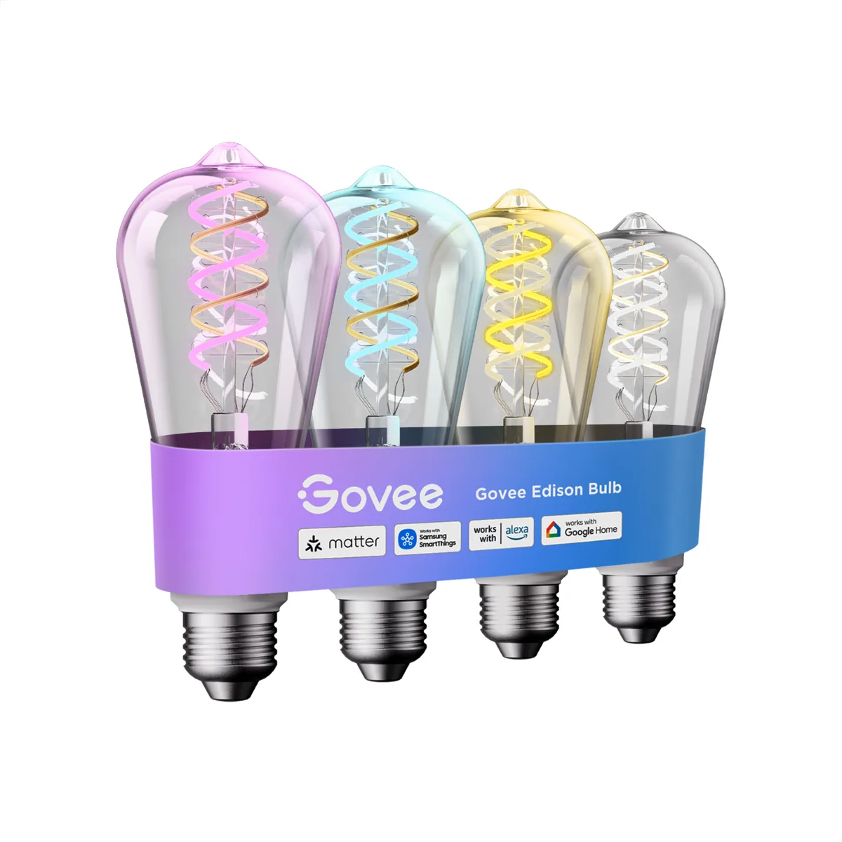Govee ST19 Smart Edison Light Bulb E26 500 Lumens