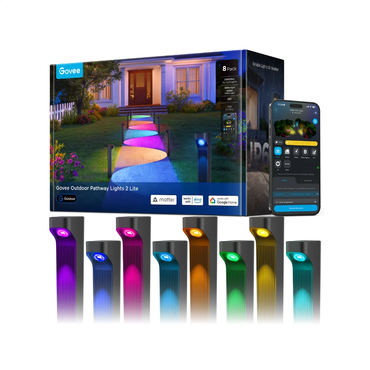 Govee Outdoor LED Pathway Lights​ 2 Lite