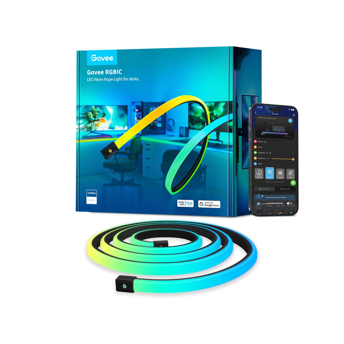 Govee RGBIC LED Neon Rope Lights for Desks