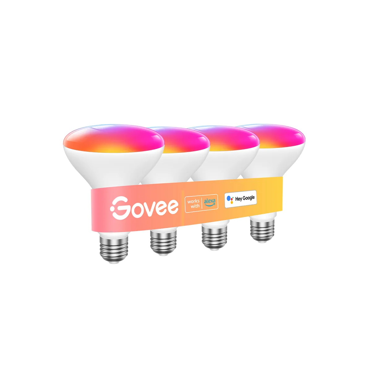 Govee BR30 Smart RGBWW Bulbs E26 1200 Lumens