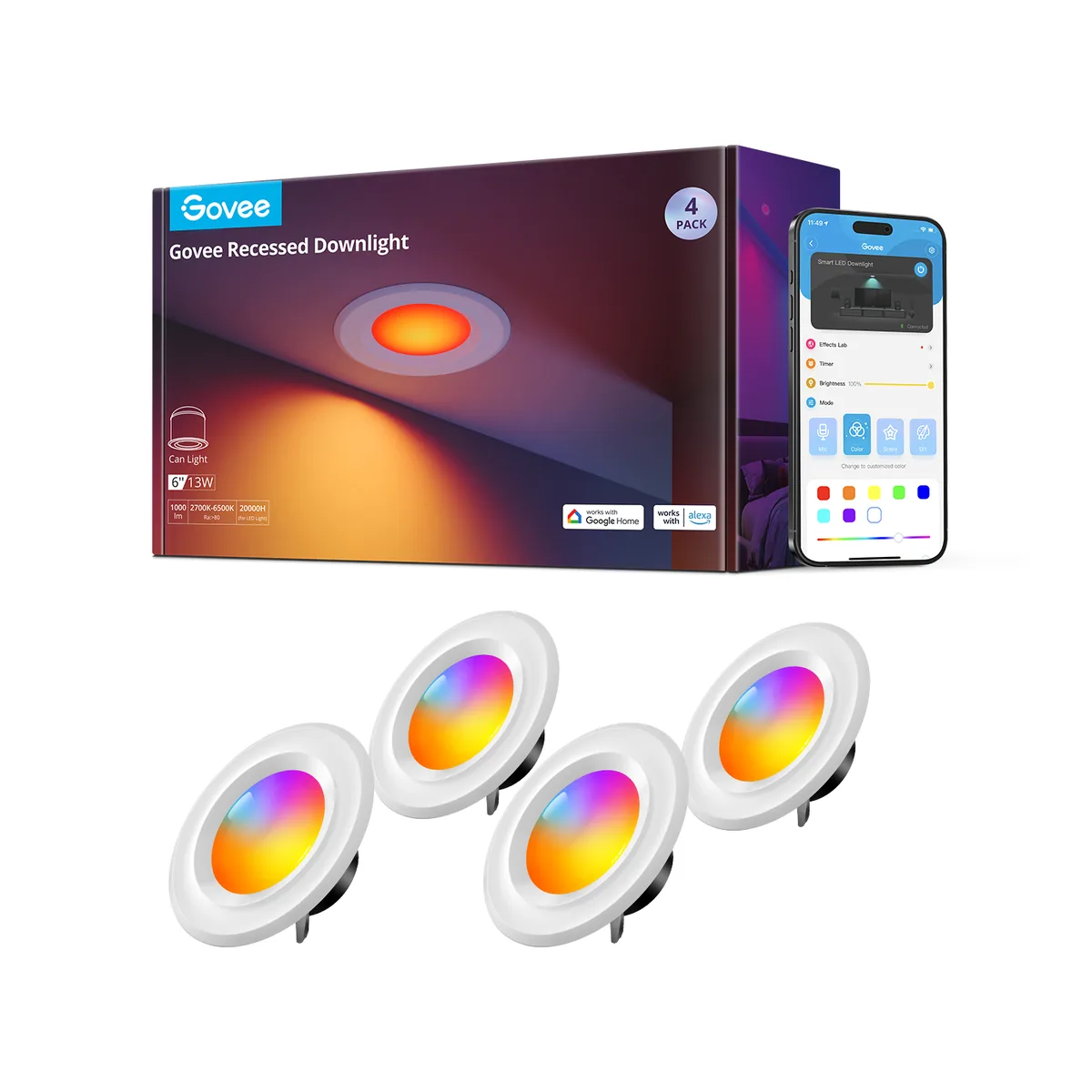 6 Inch Led Recessed Can Lights​
