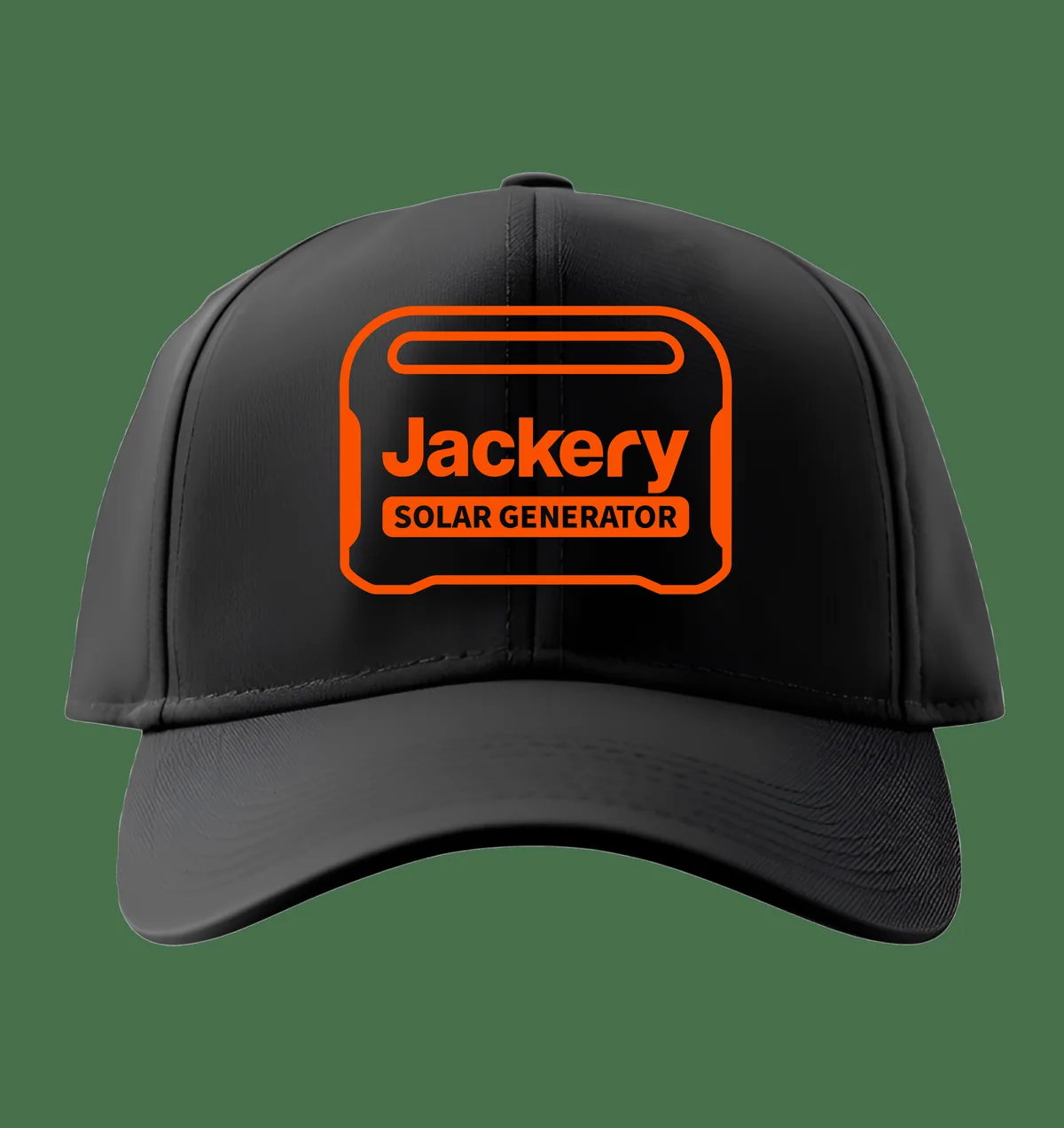 Jackery Solar Generators Black Long Bill Baseball Hat