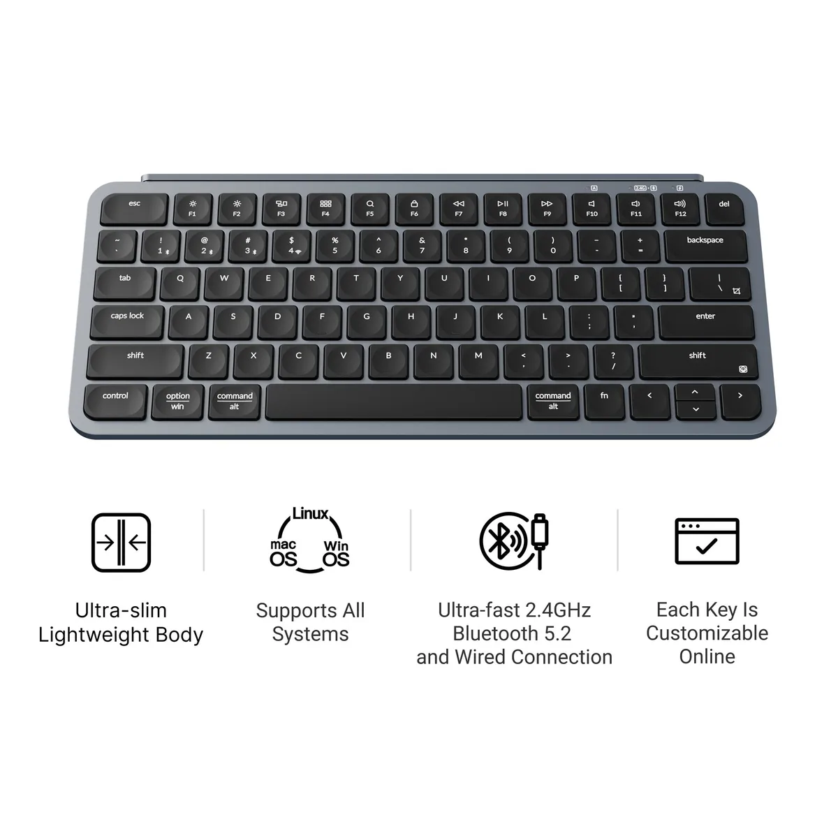 Keychron B1 Pro Ultra Slim Wireless Keyboard