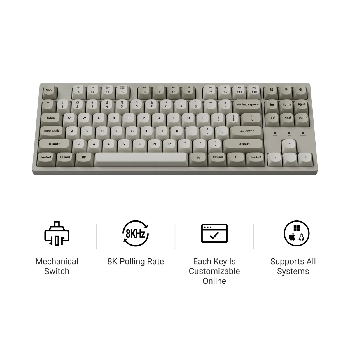 Keychron C1 Pro 8K Qmk Wired Mechanical Keyboard