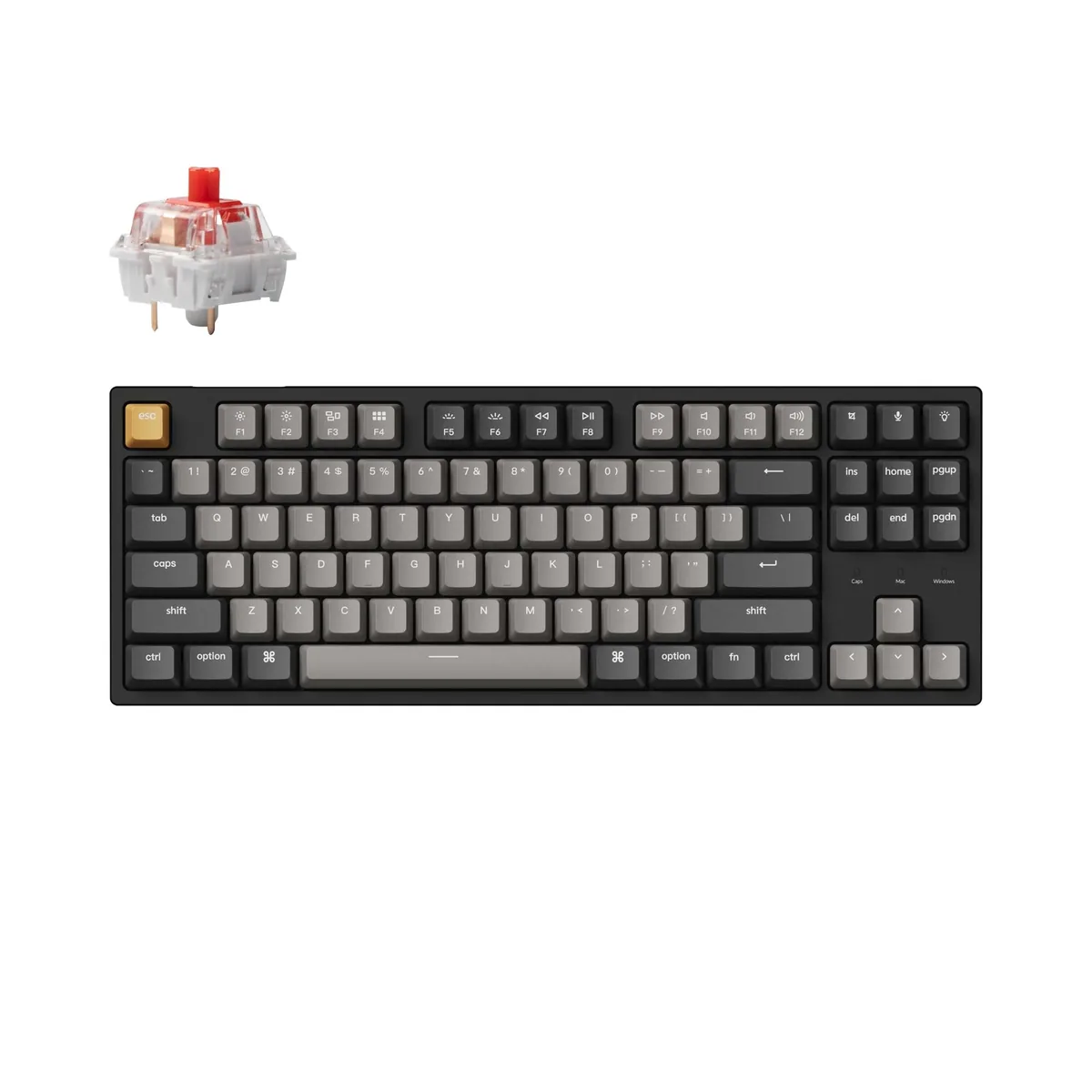 Keychron C1 Pro Qmk Via Wired Mechanical Keyboard