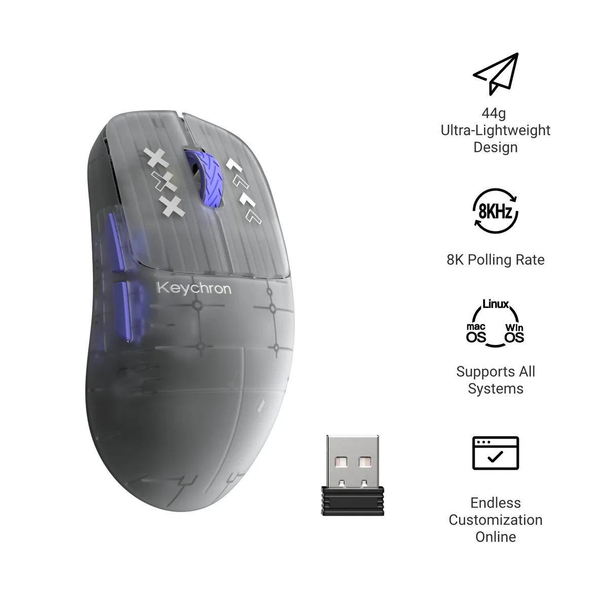 Keychron G3 Ultra Light Wireless Mouse