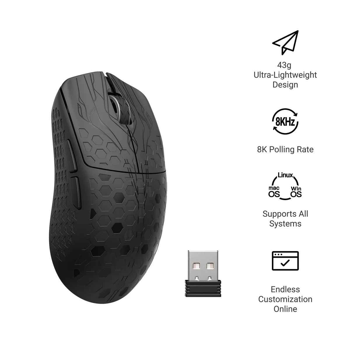 Keychron G5 Ultra Light Wireless Mouse
