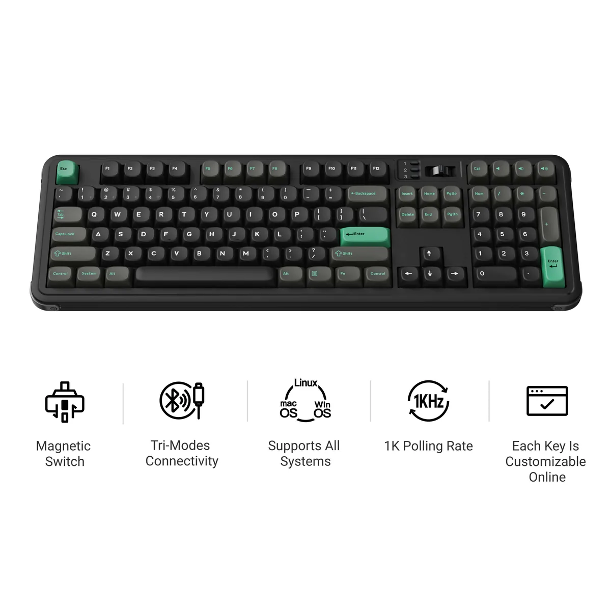 Keychron J15 He Wireless Custom Magnetic Keyboard
