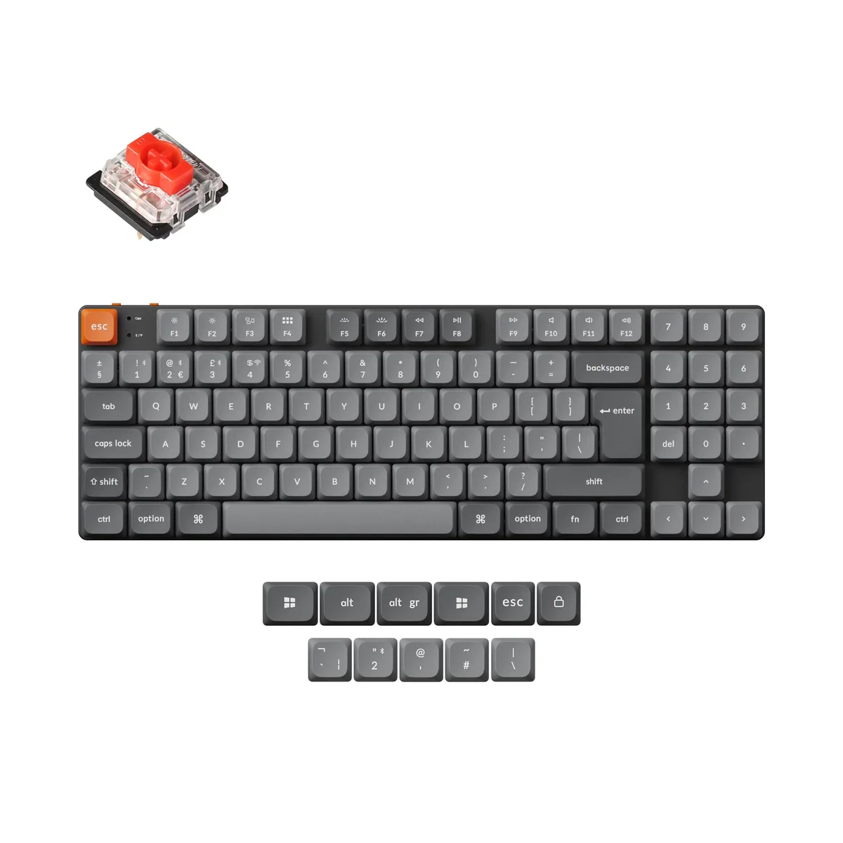 Keychron K13 Max Qmk Wireless Custom Mechanical Keyboard Iso Layout Collection