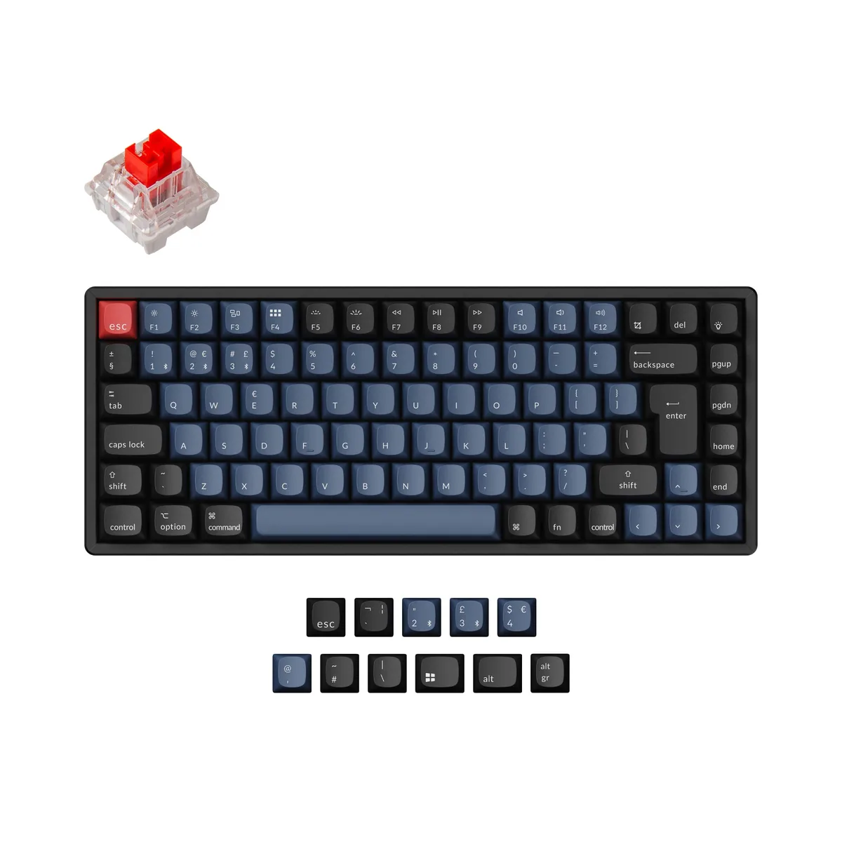 Keychron K2 Pro Qmk Via Wireless Mechanical Keyboard Iso Layout Collection