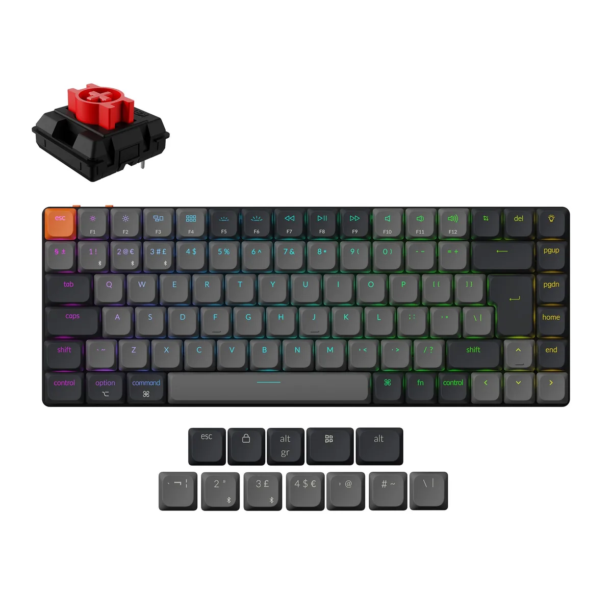 Keychron K3 Qmk Wireless Mechanical Keyboard Iso Layout Version 3