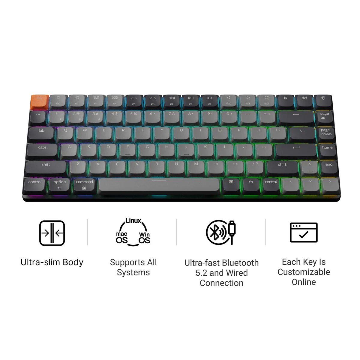 Keychron K3 Qmk Wireless Mechanical Keyboard Version 3