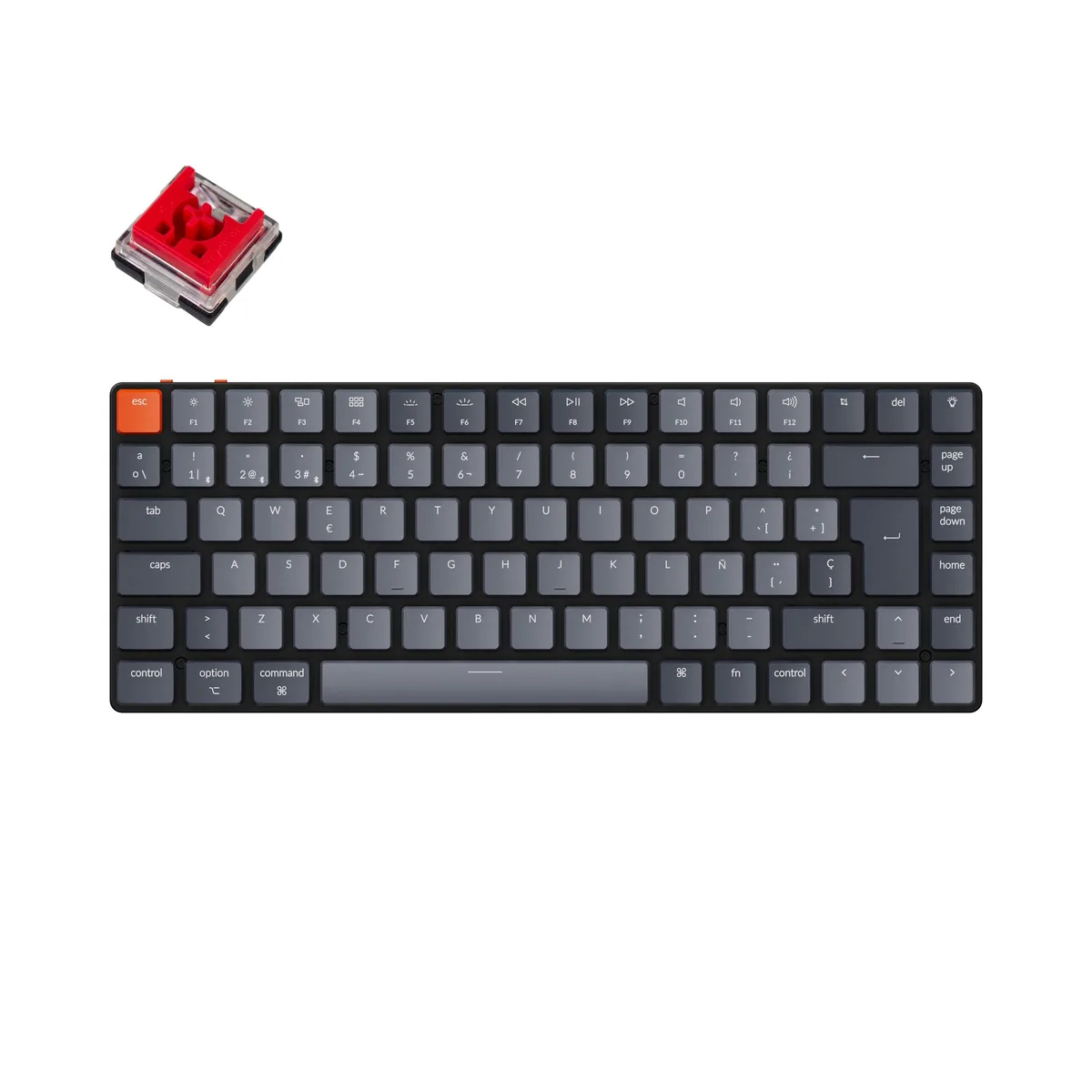Keychron K3 Ultra Slim Wireless Mechanical Keyboard Spanish Iso Layout Version 2