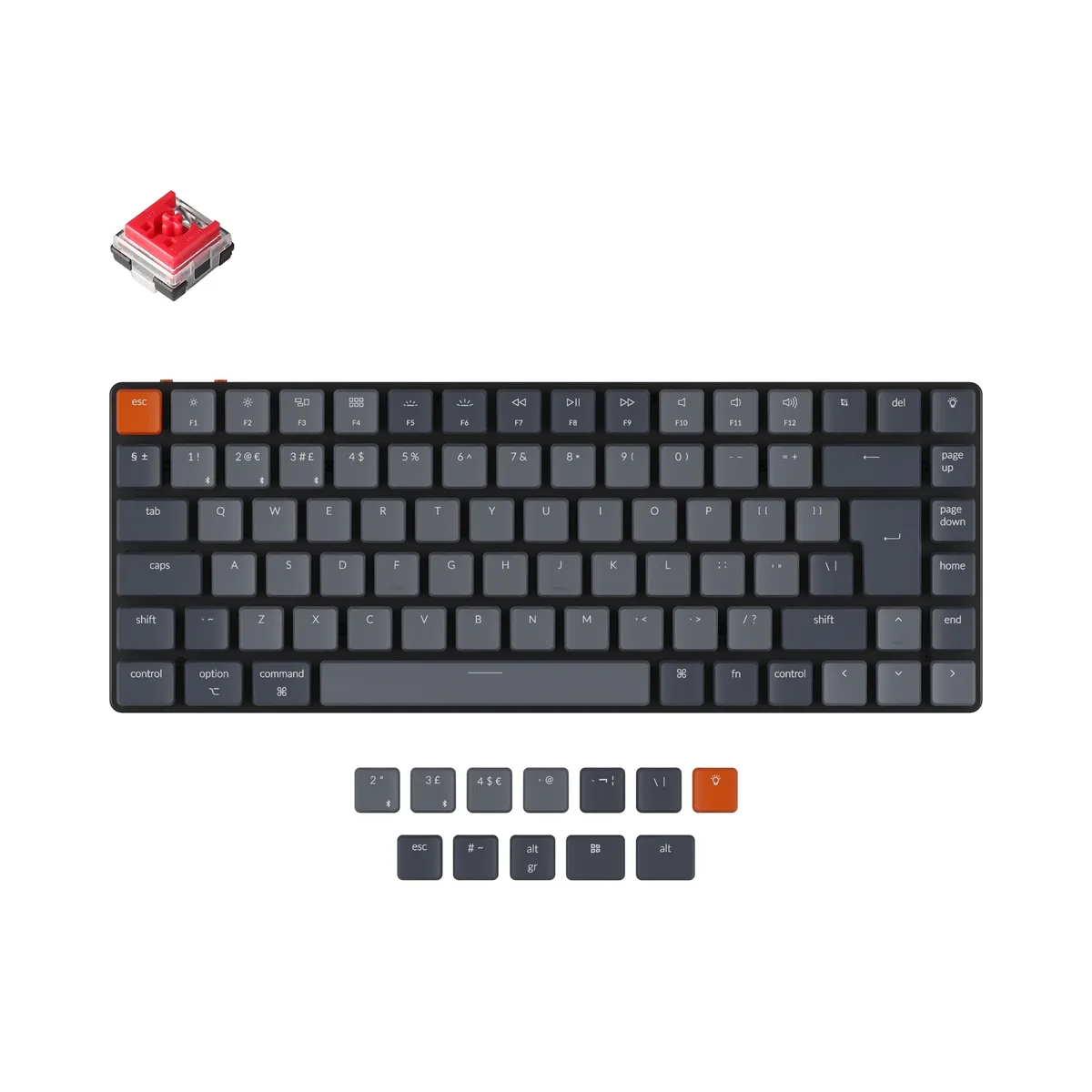 Keychron K3 Ultra Slim Wireless Mechanical Keyboard Uk Iso Layout Version 2