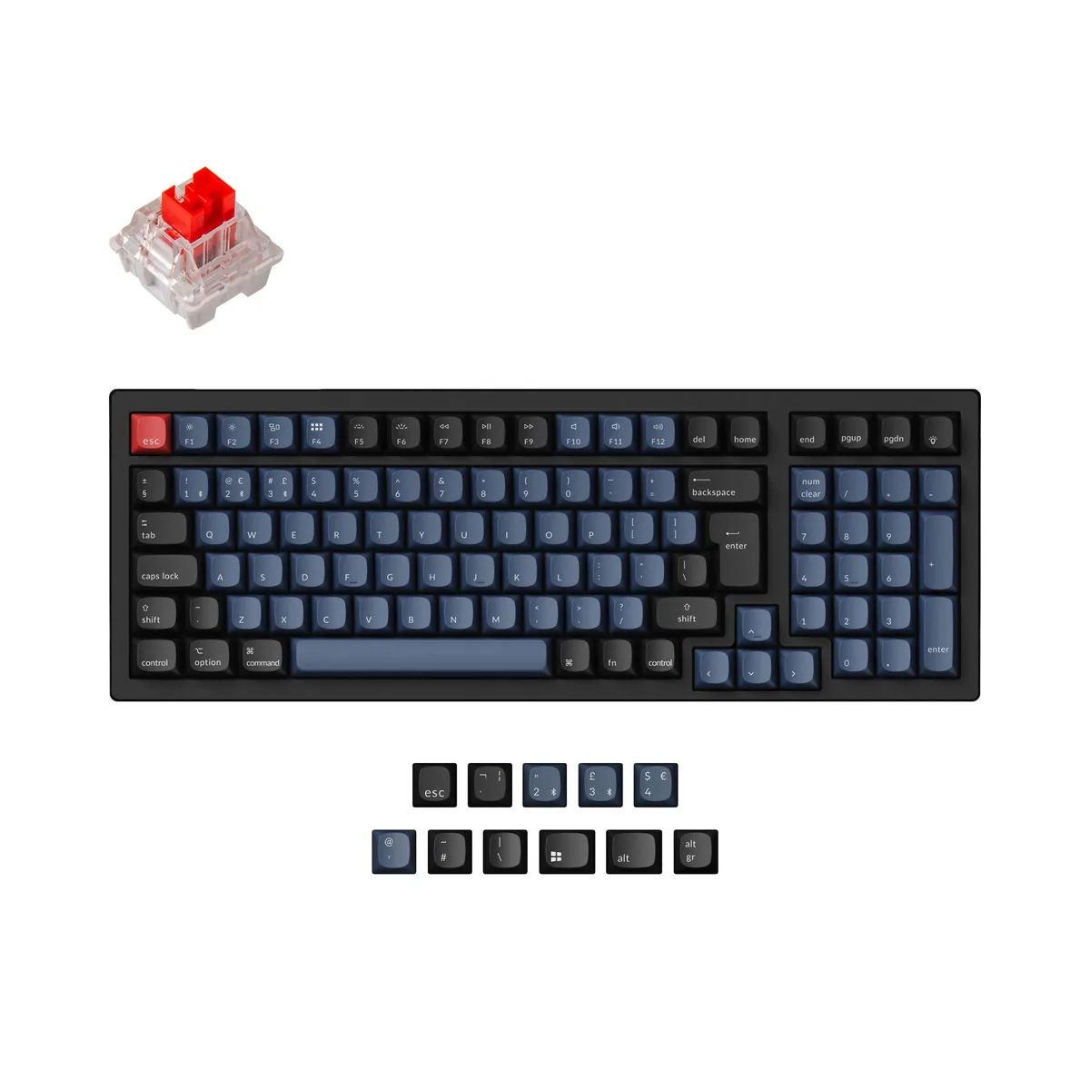 Keychron K4 Pro Qmk Via Wireless Mechanical Keyboard Iso Layout Collection