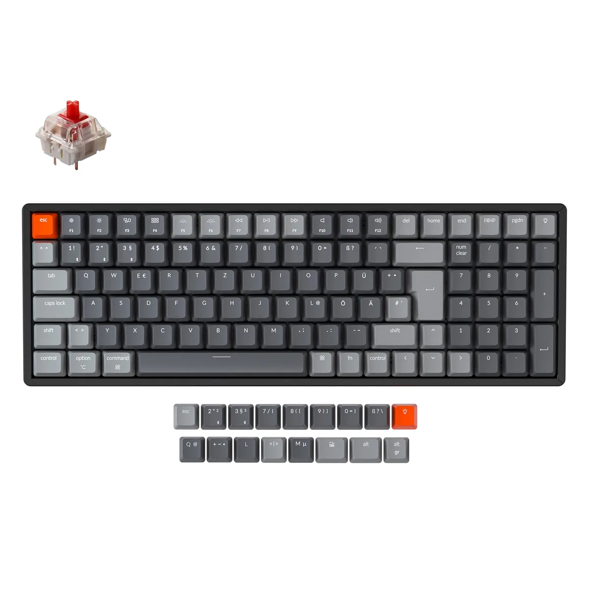 Keychron K4 Wireless Mechanical Keyboard German Iso De Layout Version 2