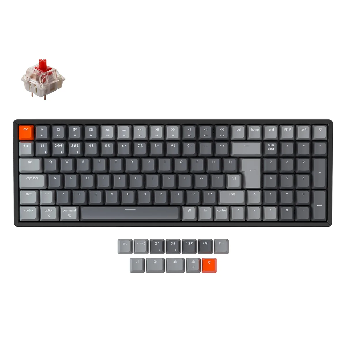 Keychron K4 Wireless Mechanical Keyboard Uk Iso Layout Version 2