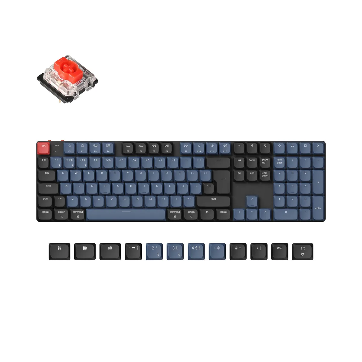 Keychron K5 Pro Qmk Via Wireless Custom Mechanical Keyboard Iso Layout Collection