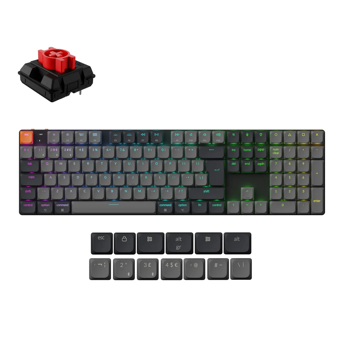 Keychron K5 Qmk Wireless Mechanical Keyboard Iso Layout Version 2