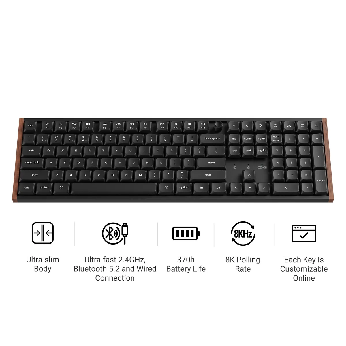 Keychron K5 Ultra 8K Wireless Custom Mechanical Keyboard