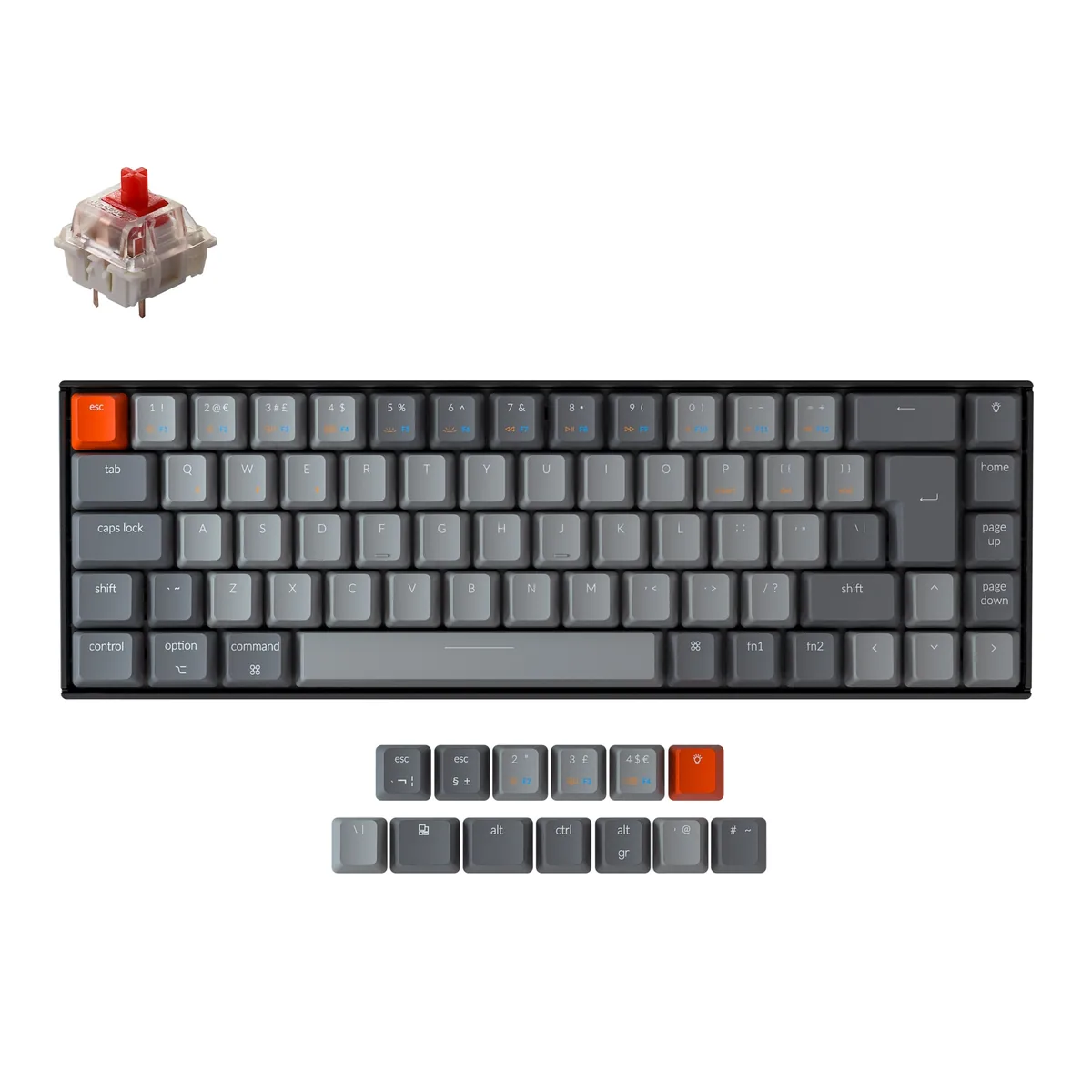Keychron K6 Wireless Mechanical Keyboard Uk Iso Layout