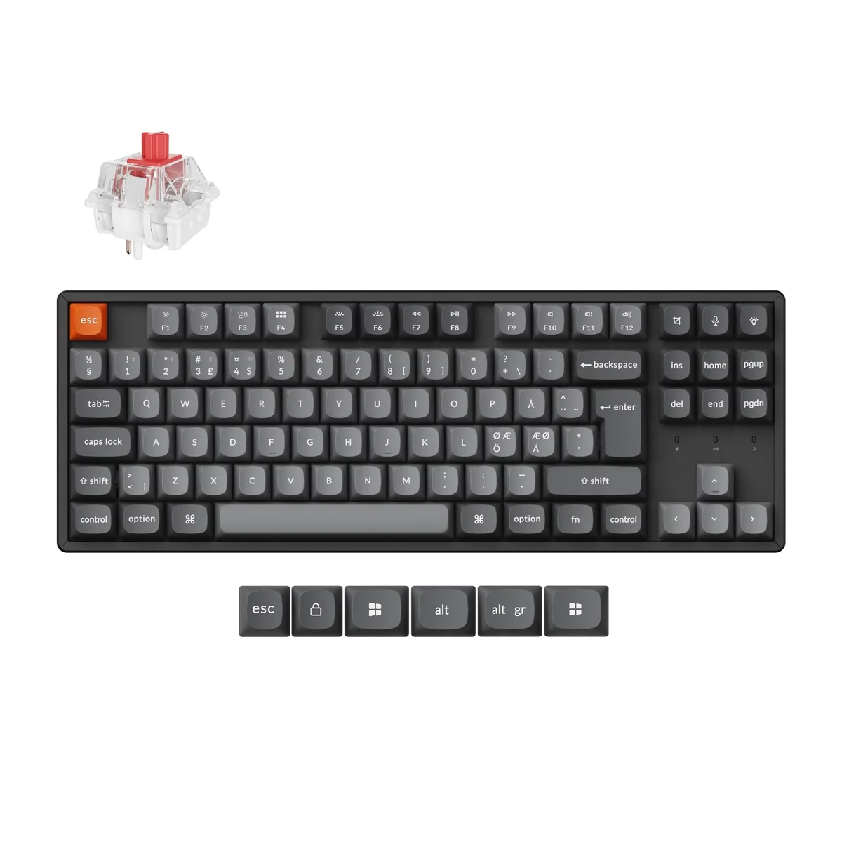 Keychron K8 Max Qmk Wireless Custom Mechanical Keyboard Iso Layout Collection
