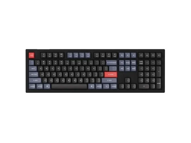 Keychron Keychron V6 黑色 V6-B3可插拔 RGB茶轴