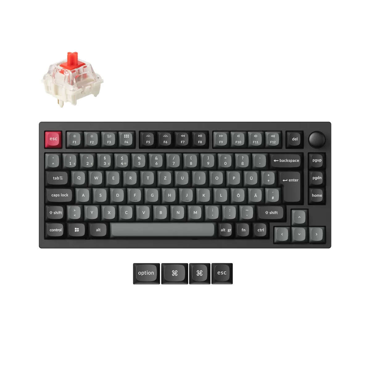 Lemokey P1 Qmk Wireless Custom Mechanical Keyboard Iso Layout Collection