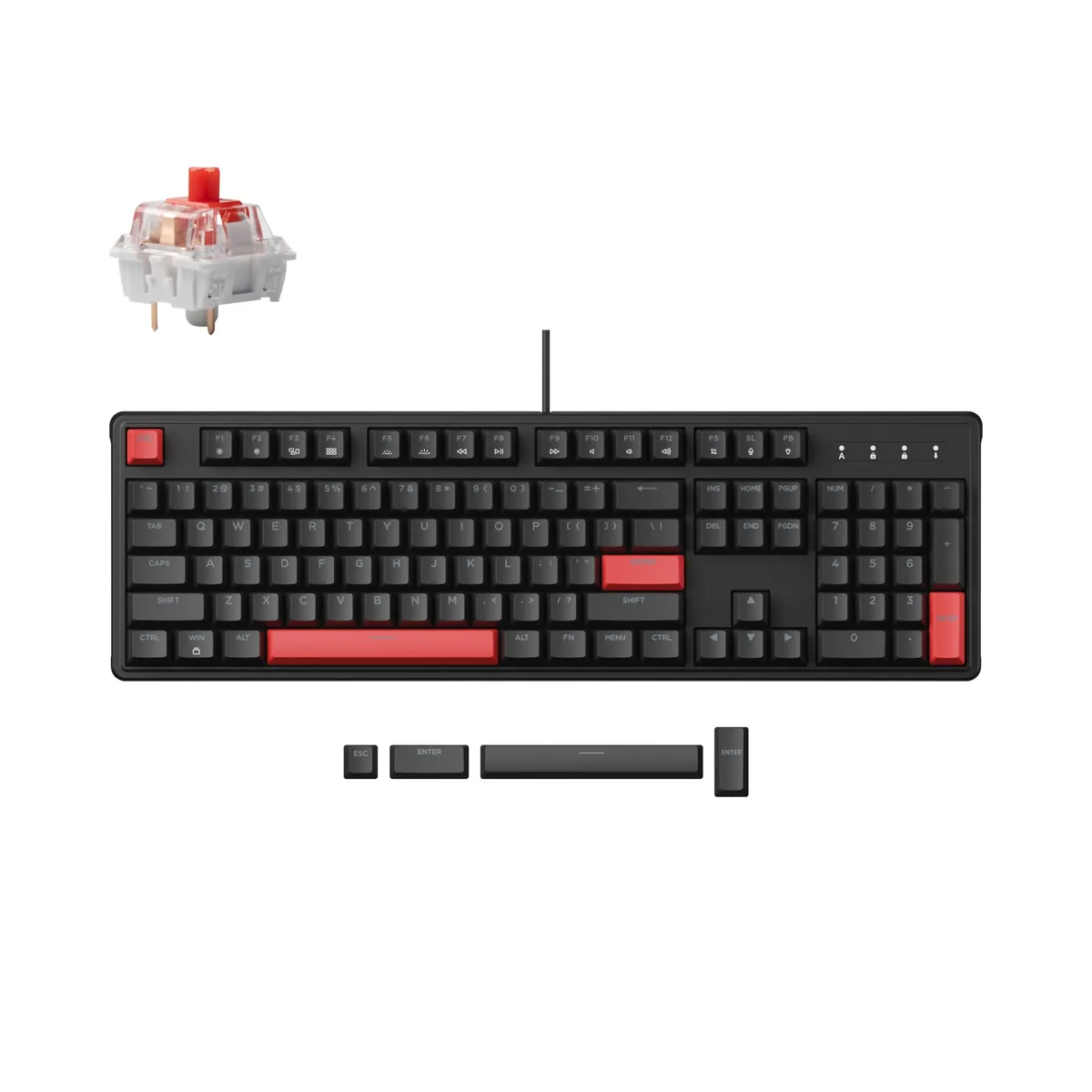 Lemokey X3 Qmk Via Wired Mechanical Keyboard