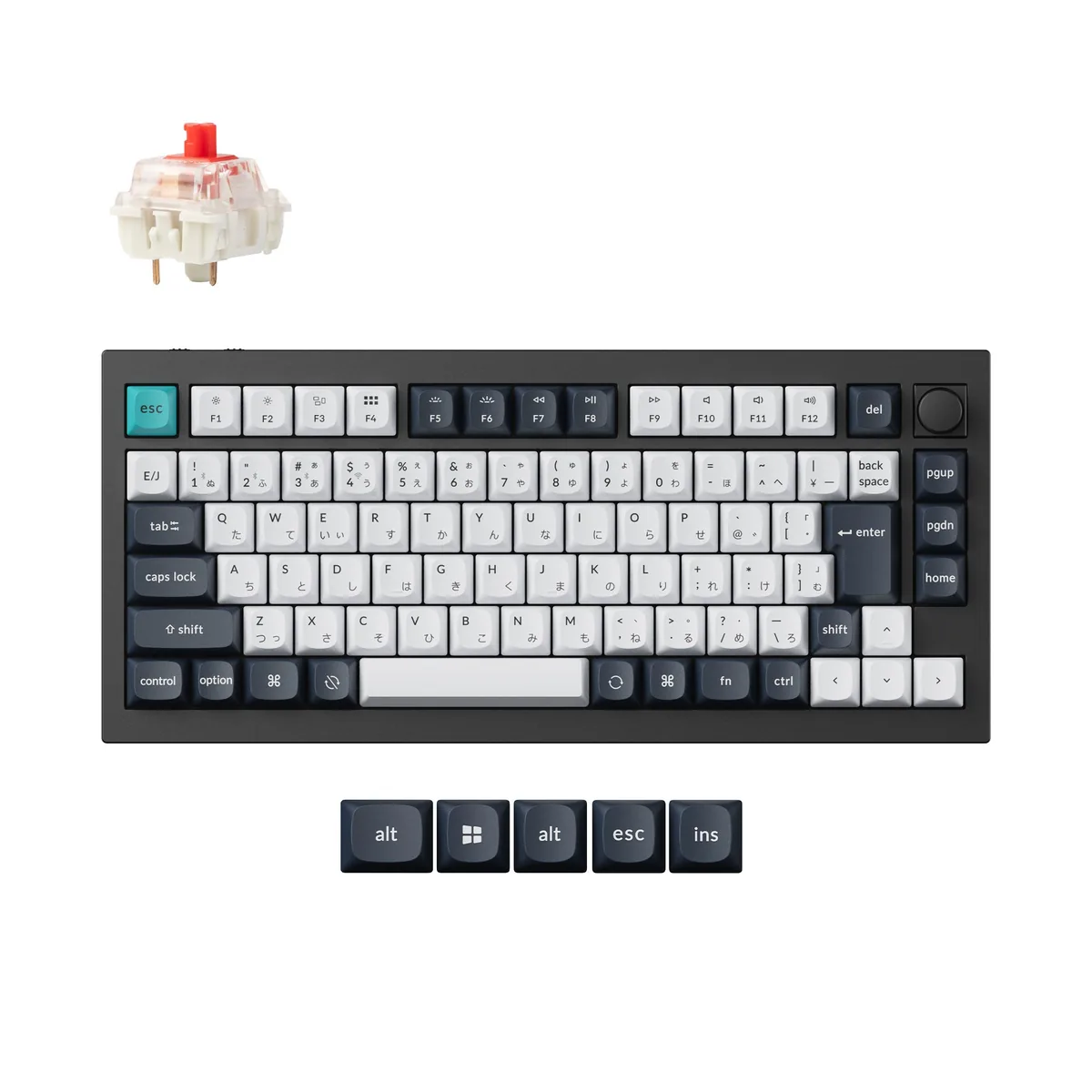 Keychron Q1 Max Qmk Wireless Custom Mechanical Keyboard Japan Jis Layout