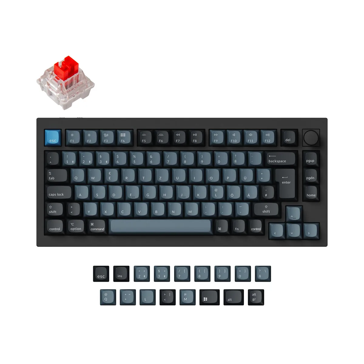 Keychron Q1 Pro Qmk Custom Mechanical Keyboard Iso Layout Collection