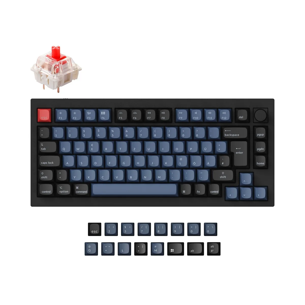 Keychron Q1 Qmk Custom Mechanical Keyboard Iso Layout Collection