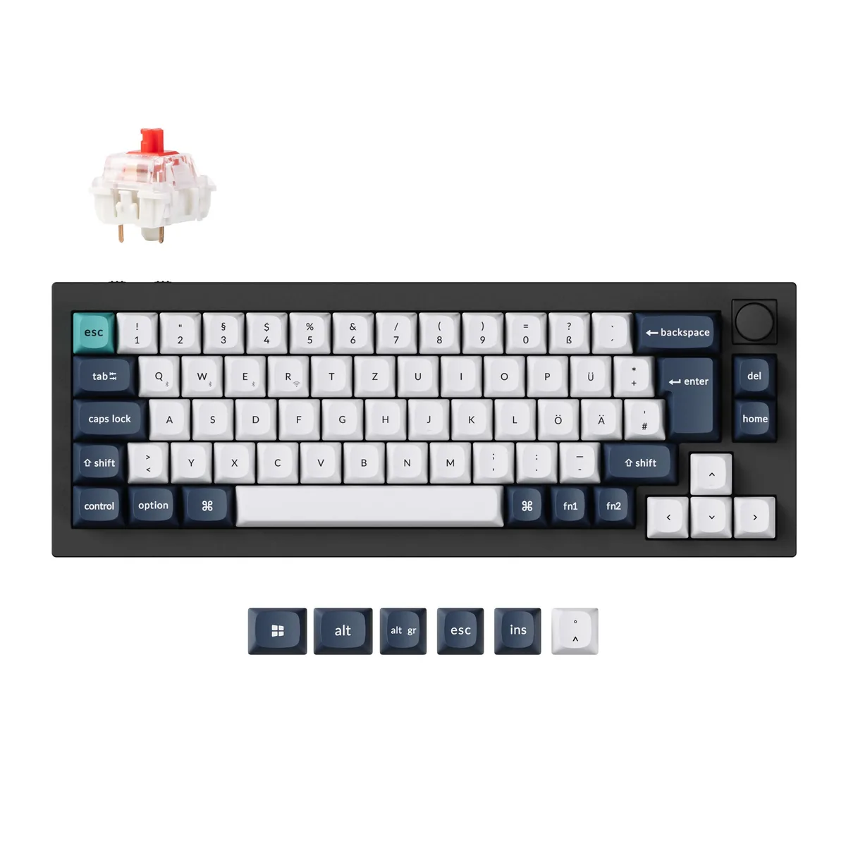 Keychron Q2 Max Qmk Via Wireless Custom Mechanical Keyboard Iso Layout Collection