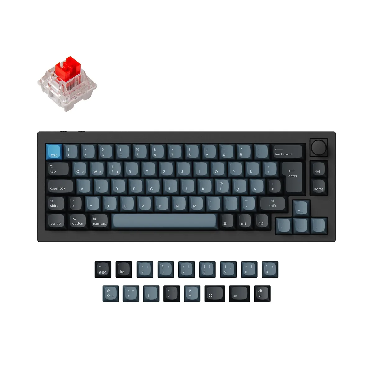 Keychron Q2 Pro Qmk Via Wireless Custom Mechanical Keyboard Iso Layout Collection