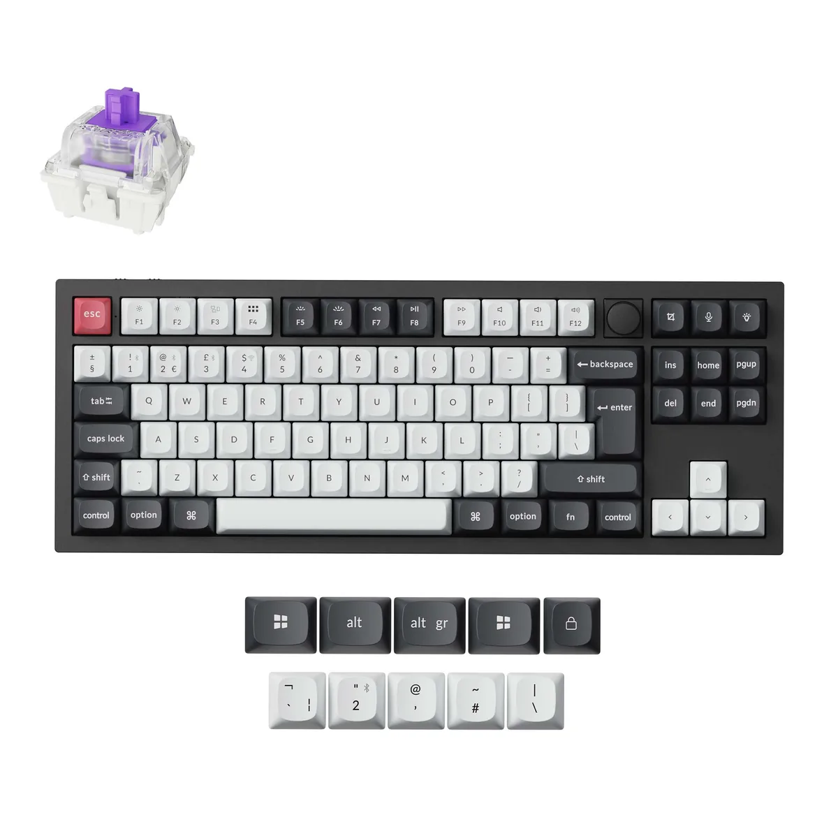 Keychron Q3 He Qmk Wireless Custom Keyboard Iso Layout Collection