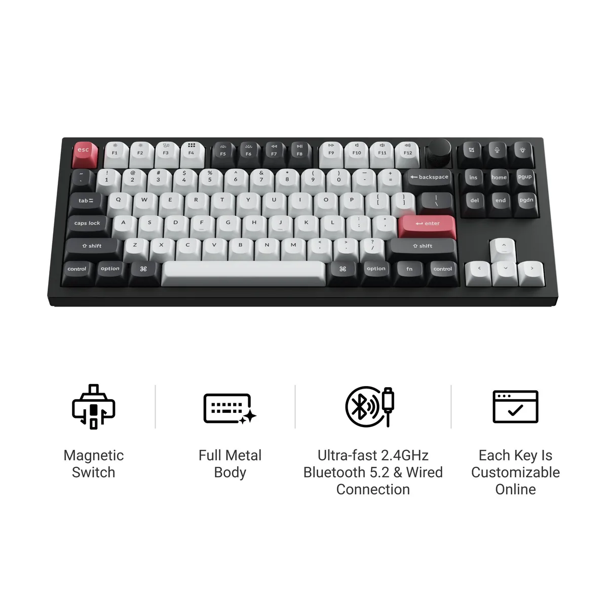 Keychron Q3 He Qmk Wireless Custom Keyboard
