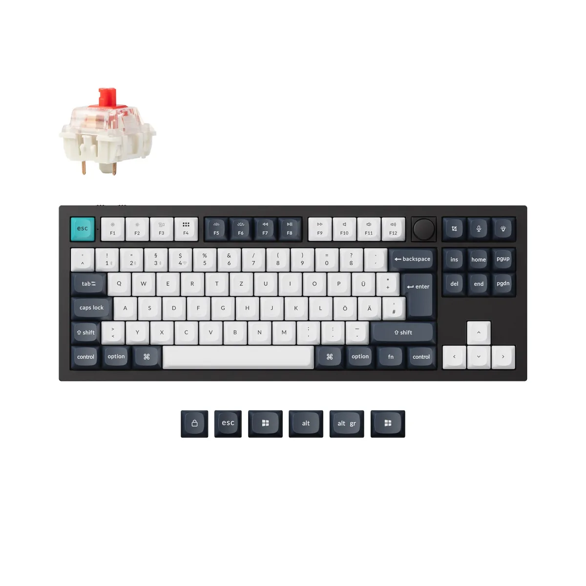 Keychron Q3 Max Qmk Via Wireless Custom Mechanical Keyboard Iso Layout Collection