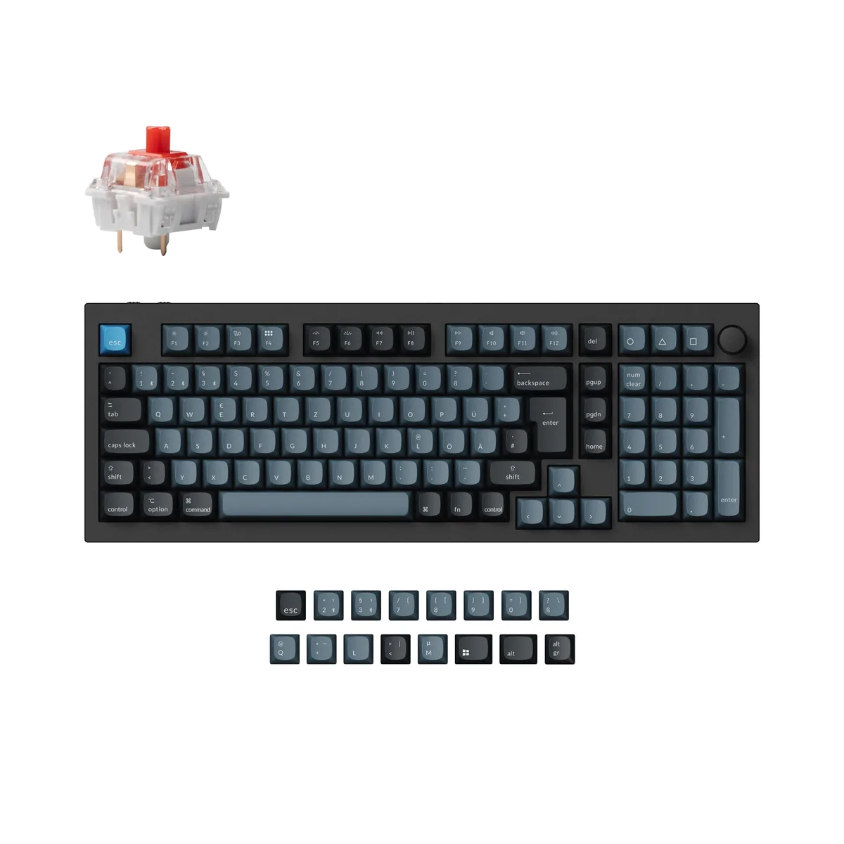 Keychron Q5 Pro Qmk Via Wireless Custom Mechanical Keyboard Iso Layout Collection