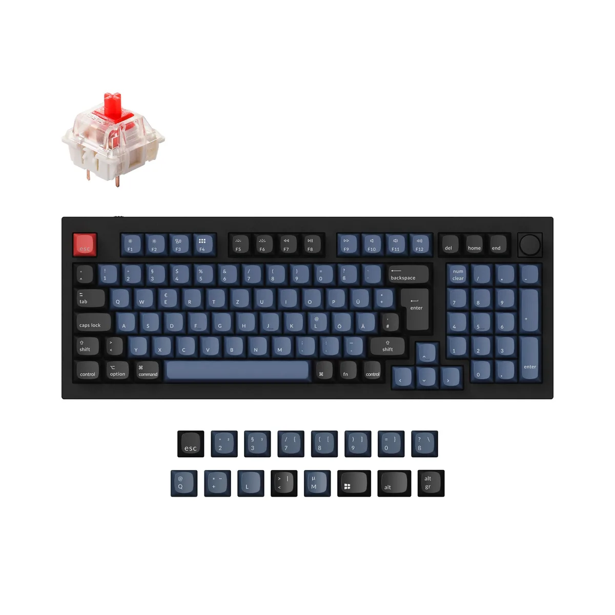Keychron Q5 Qmk Custom Mechanical Keyboard Iso Layout Collection