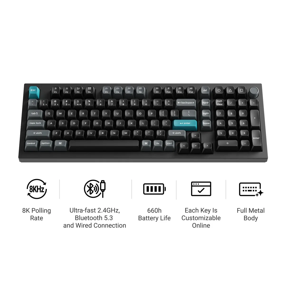 Keychron Q5 Ultra 8K Wireless Custom Mechanical Keyboard