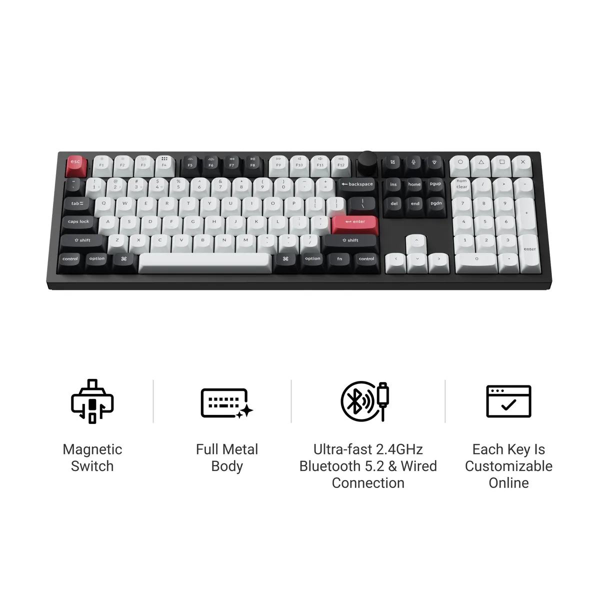 Keychron Q6 He Qmk Wireless Custom Keyboard
