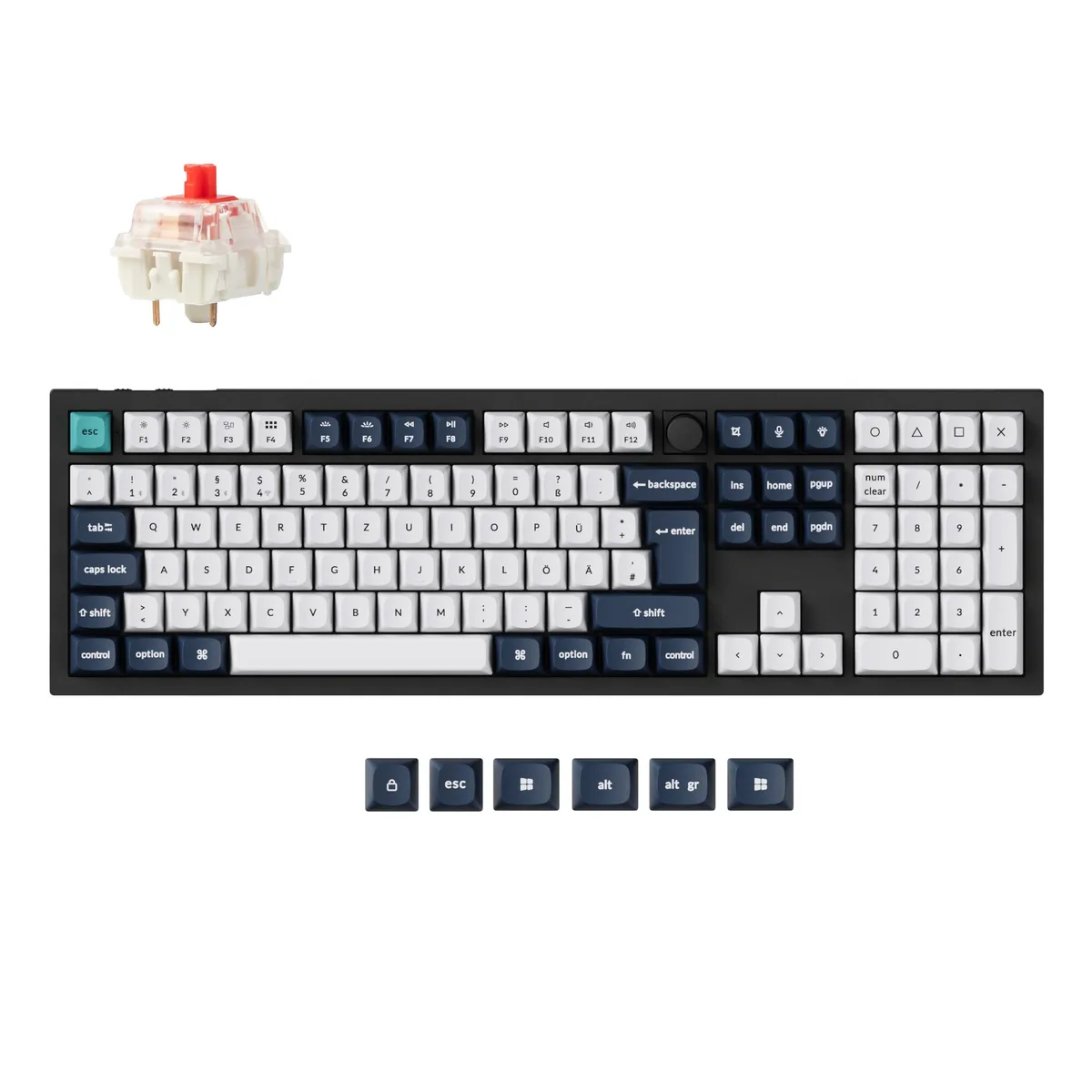 Keychron Q6 Max Qmk Via Wireless Custom Mechanical Keyboard Iso Layout Collection