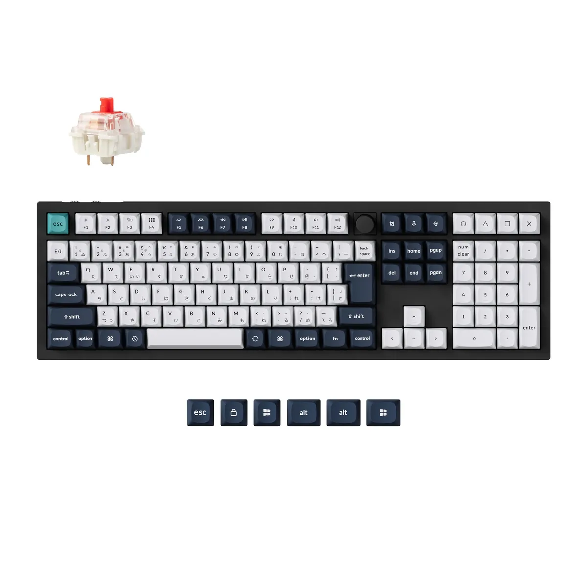 Keychron Q6 Max Qmk Via Wireless Custom Mechanical Keyboard Japan Jis Layout