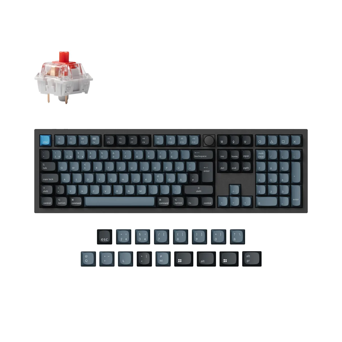 Keychron Q6 Pro Qmk Via Wireless Custom Mechanical Keyboard Iso Layout Collection
