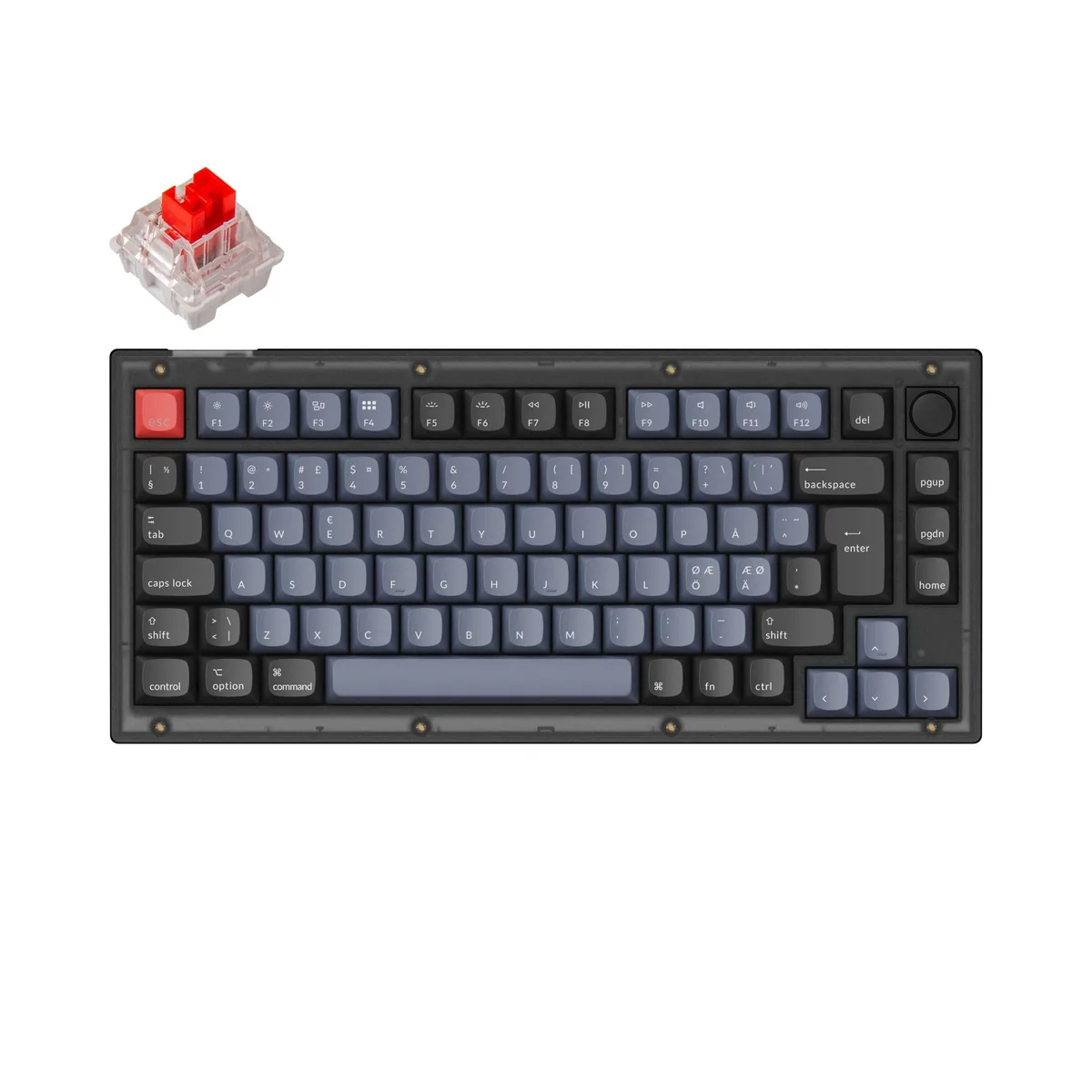 Keychron V1 Qmk Custom Mechanical Keyboard Iso Layout Collection